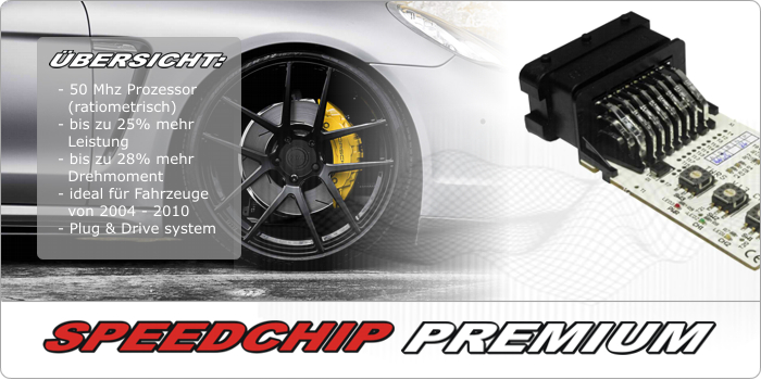 SPEEDCHIP CHIPTUNING PREMIUM - die professionelle Chiptuning Lösung für Ihr Fahrzeug